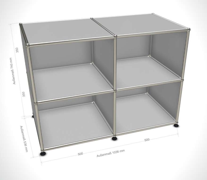 USM mattsilber 50 x50